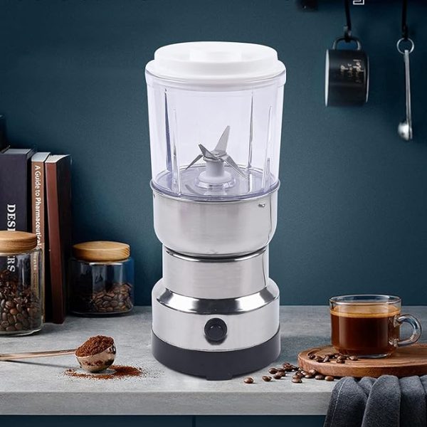 2-in-1 Coffee & Juice Blender, Grinder for Beans, Spices, and More"