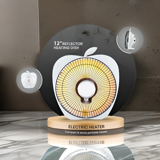 Panasonic Carbon Halogen Room Heater – Apple Shape 🍎