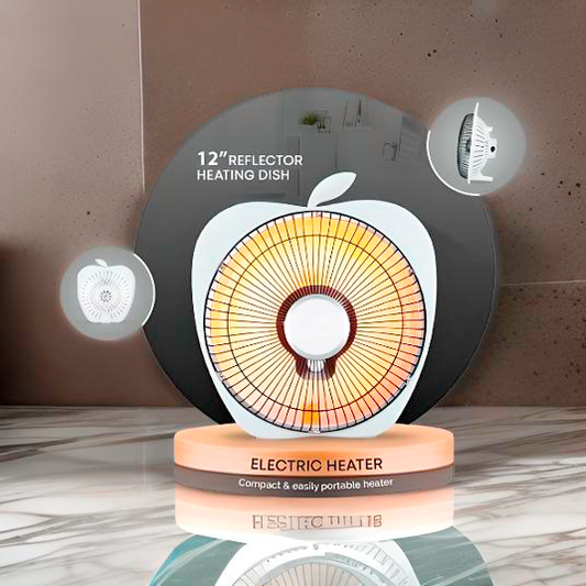 Panasonic Carbon Halogen Room Heater – Apple Shape 🍎
