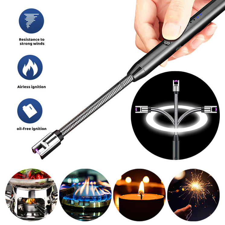 Electric USB Rechargeable Plasma Arc Lighter